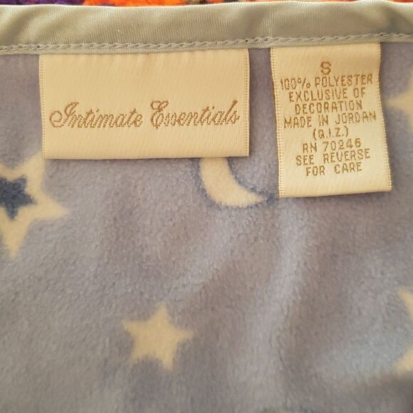 EUC Ladies Fleece 2 Piece Pajama Set -  Moon Stars Sz S - Picture 6 of 7